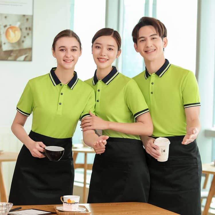 Áo thun quán cà phê màu chuối non